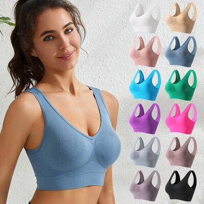 7Pcs Women'S Seamless Sports Bra, Comfortable And, Fashion