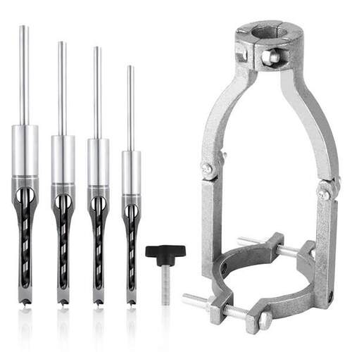 6个Mortise Chisel Bit高档木工方孔钻方孔钻头角榫钻方榫钻角凿