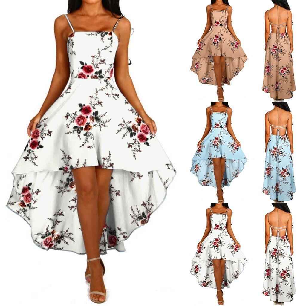 Womens top swallow hem tube irregular high strapless dress