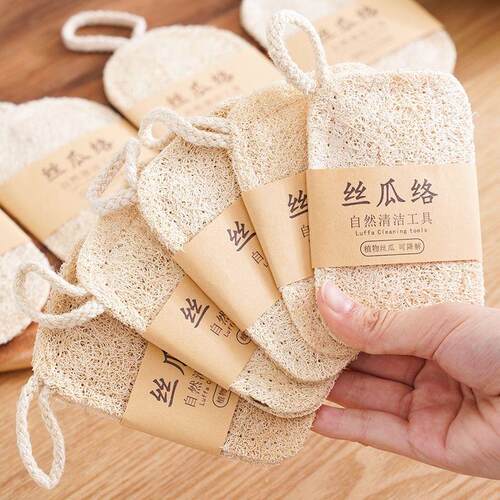 Natural Loofah Sponge for Dishwashing and Pot Scrubbing, Dur