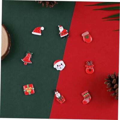 10pcs Christmas Decoration Resin patch DLY hair accessories