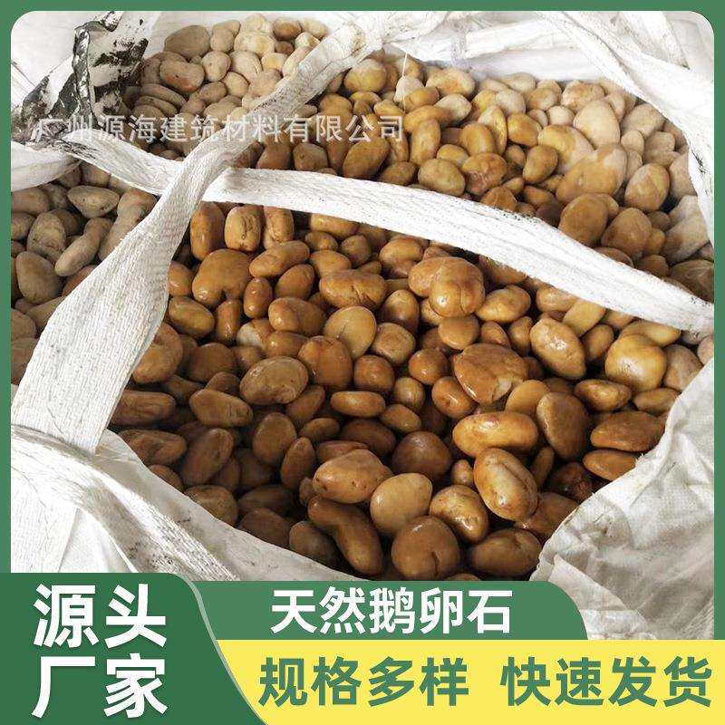 河滩卵石天然鹅卵石鱼缸铺底原石石子石头鹅软五彩石彩色河卵石