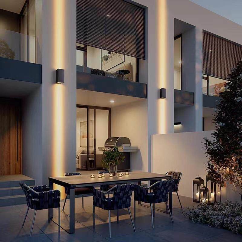 太阳能壁灯外户洗墙灯防水墅庭院灯别外墙室灯外露台花园35656围