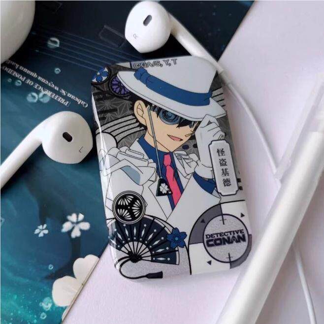 侦探柯南盗基 德梦名中无品牌/画吧唧方形徽章自制徽章礼物痛包装