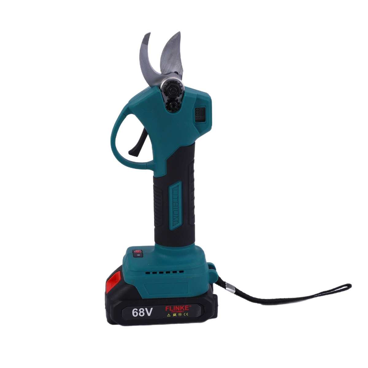 电动电动园林果树修枝电动充电式墨绿色剪剪剪刀68v修剪修枝工具