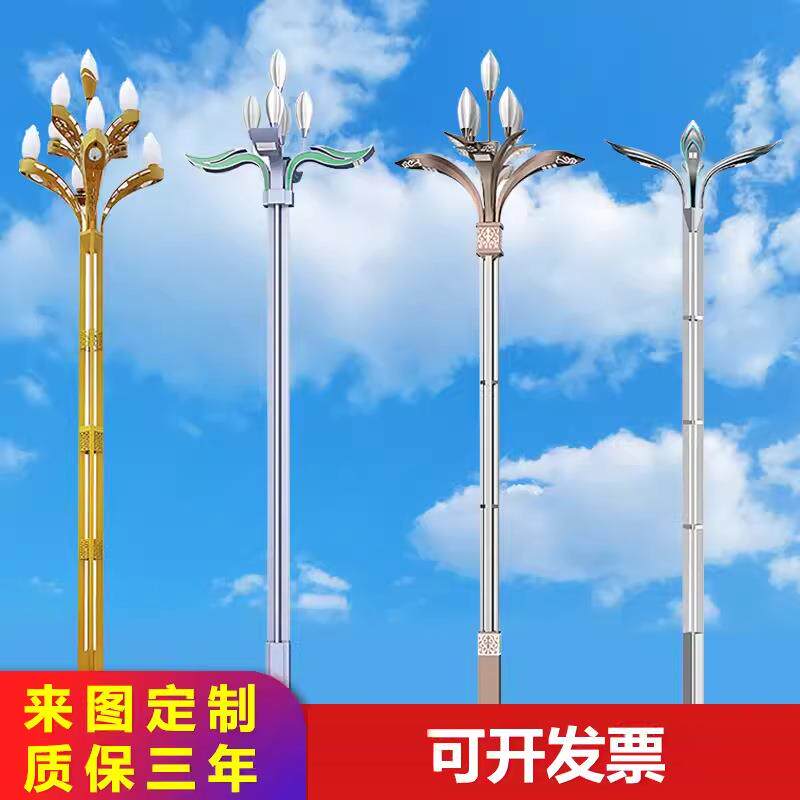 户外路灯玉兰灯景观灯6米7米8米9米10米12米广场庭院中华灯
