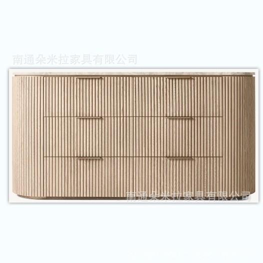 RH美式实木高端豪华别墅卧室斗柜抽屉柜梳妆台储物柜收纳柜