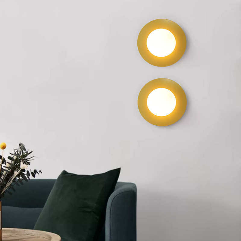 壁灯北欧轻奢壁灯现代简约过道背景墙卧室床头玻璃圆球墙灯,家装灯饰光源,壁灯,淘宝优惠券,粉丝福利购,淘宝优惠卷