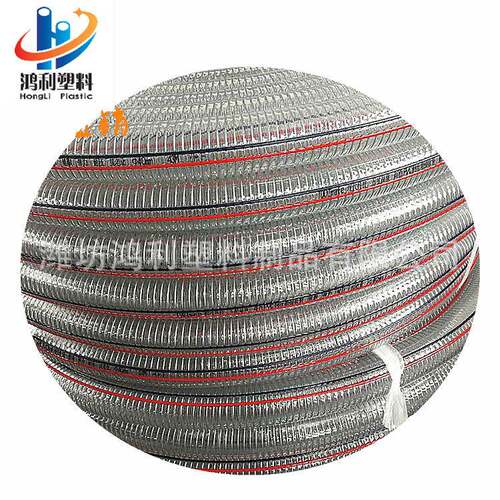 厂销pvc透明水管钢丝软管PVC钢丝螺旋增强软管dn2寸 80mm