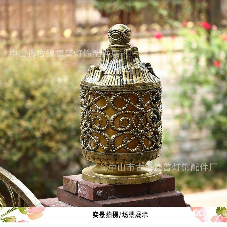 别墅墙头灯 柱头灯围墙灯方形柱子灯别墅门柱大门灯庭院灯具