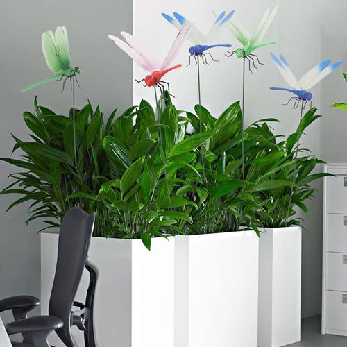20 Pcs Dragon Fly Clips for Bugs Repellent 3D Artificial