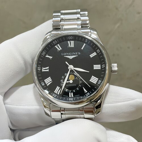 一口价98新浪琴名匠月相自动机械手表男士表L2.909.4.51.6
