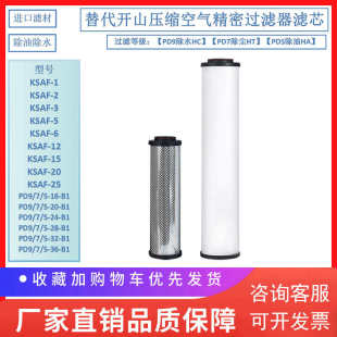 B1PD5 浙江开山空气压缩精密过滤滤芯PD9 PD7 B1现货