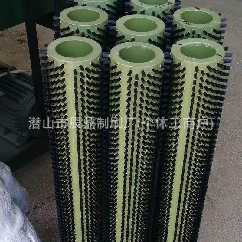 玻璃水果蔬菜清216机辊刷业刷辊洗尼龙工刷滚筒刷毛尼龙毛刷子