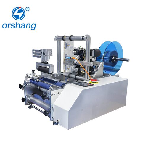 Semiautomaticglassbeverageroundbottlelabelingmachine