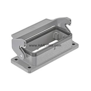 HARTING连接器09300161307单扣底座HAN-16B-IP67哈浩亭插头
