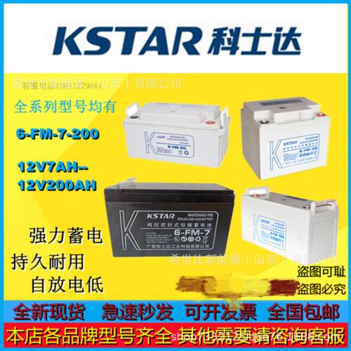 科士达蓄电池6-FM-250免维护12V250AH寿命长自放电率低