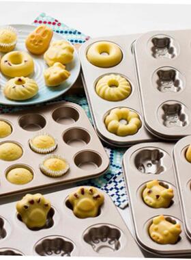 12-piece cake mold non-stick muffin tray baking cup cake b