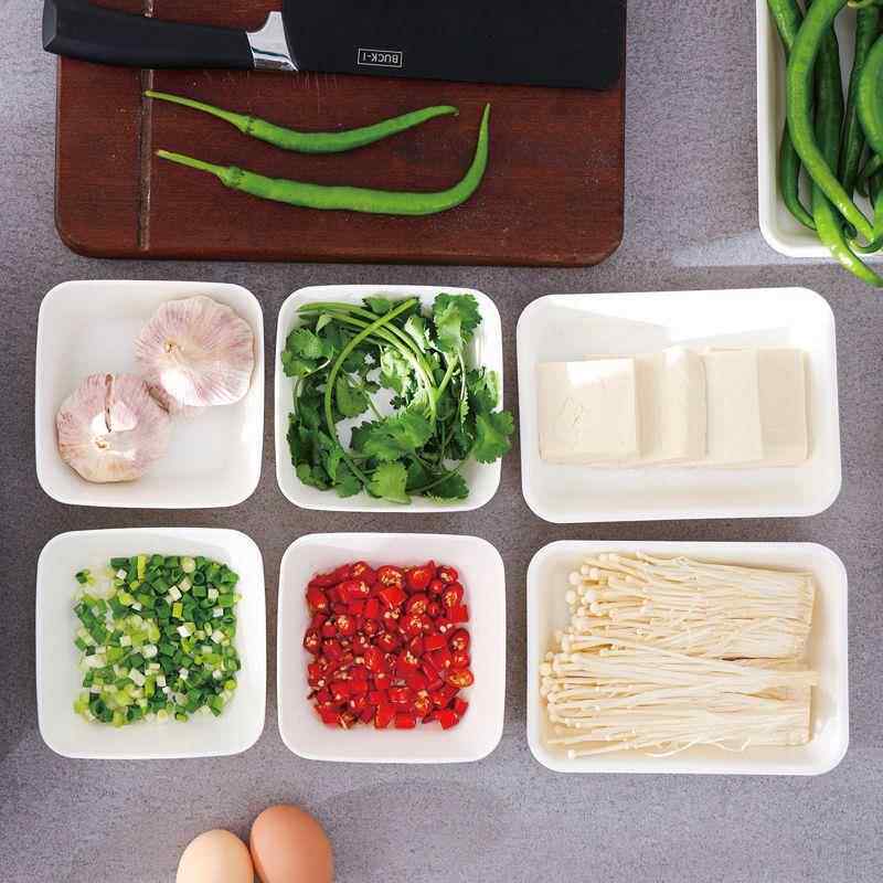备菜盘一套火锅料理托盘家用厨房塑料配水果蔬烧烤蘸料碟子大小号