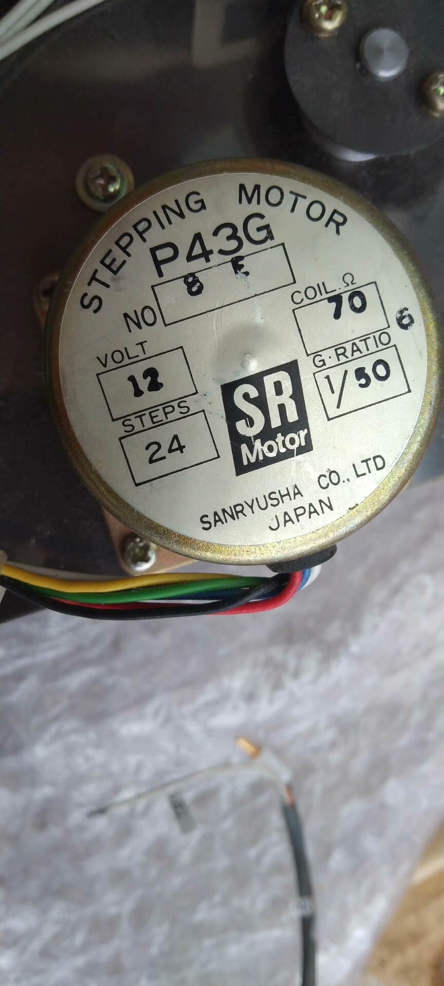 光度计配件，拆机SR电机，P43G有2套带驱动板，单价350