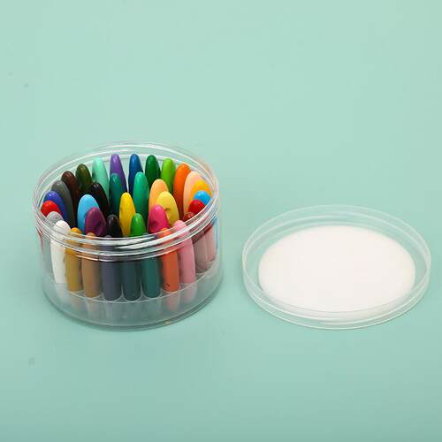 蜡笔不沾手儿童可水洗彩笔24色绘画节日套装礼物不脏手彩色笔