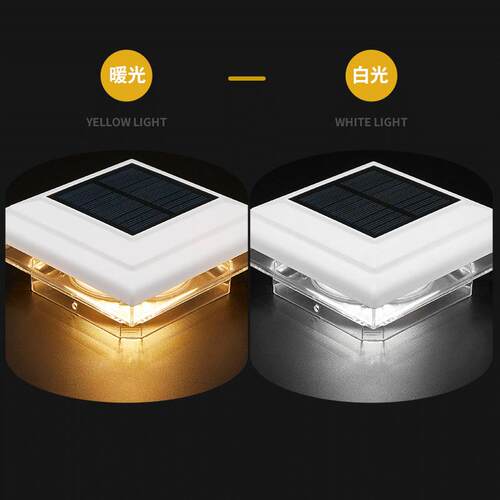 户外柱头灯庭院四方铝合金柱帽灯围栏灯篱笆栅栏灯