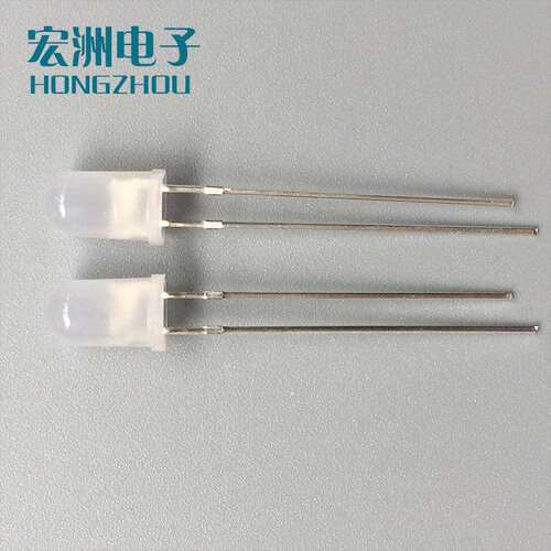 七彩慢闪系列 F5圆头雾状三色慢闪短脚 5MMRGB慢闪