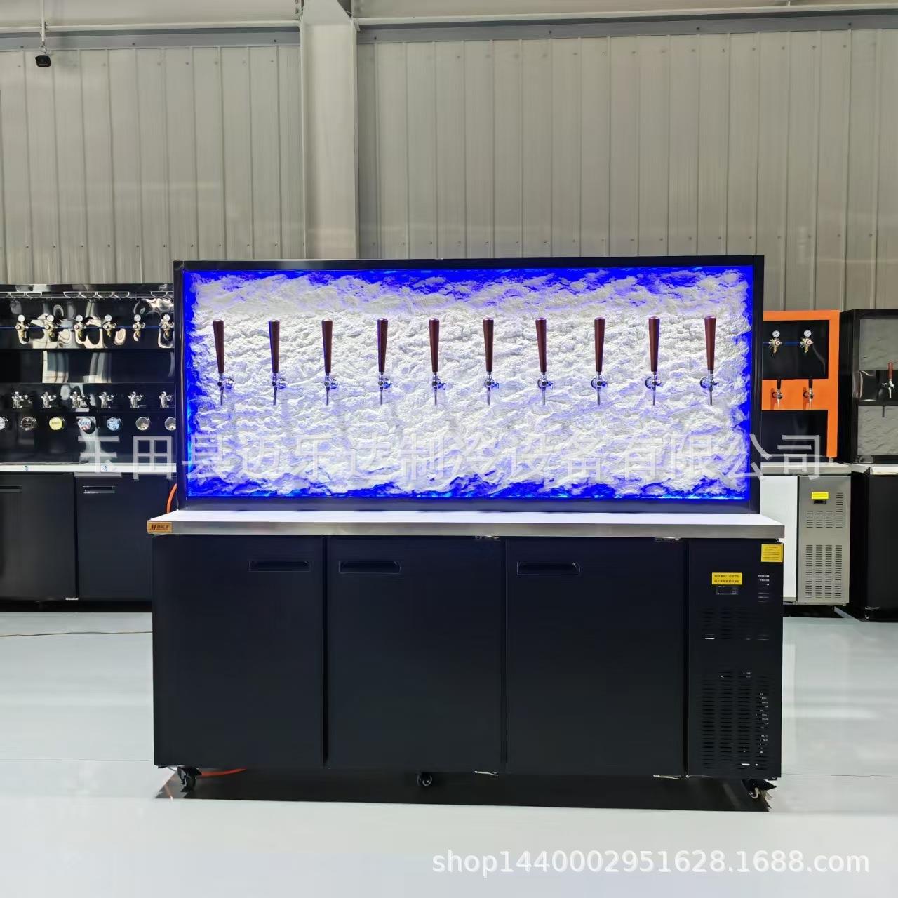 迈乐达鲜啤扎啤机酒墙(可做风冷,水冷,风冷加水冷)