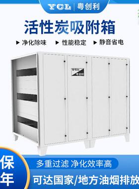 活性炭吸附箱不锈钢工业废气处理设备烤漆房过滤器环保箱