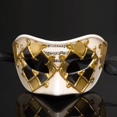 创意款威尼斯面具防古平头化妆舞会面具万圣节派对面具产地货源