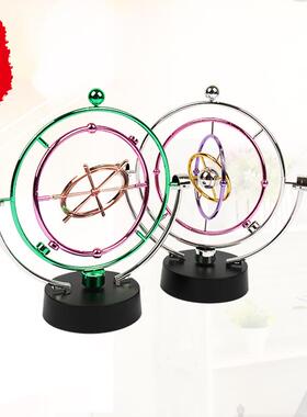 家居天体轨道旋转电磁永动仪 物理模型永动仪办公摆件