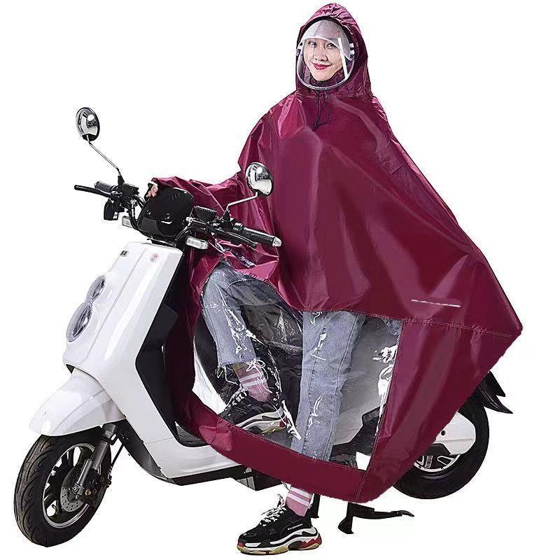 加大雨衣电动车雨披电瓶车摩托车加厚单双人雨衣自行车雨衣男包邮