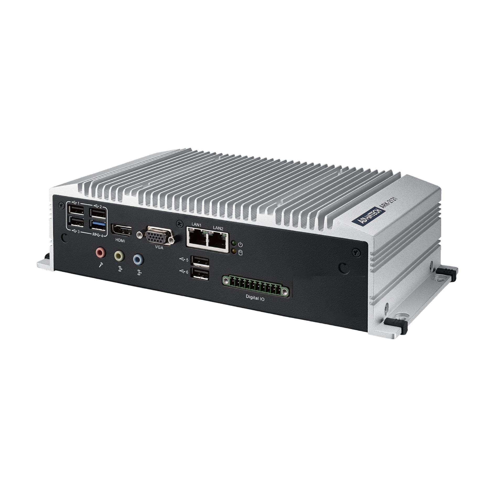 研华嵌入式工控机ARK-2121F紧凑无风扇工控嵌入式主机工业计算机