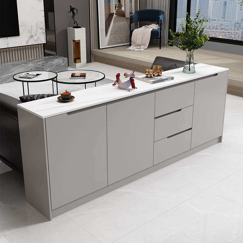 岩板餐边柜现代简约餐厅靠墙家用储物柜极简沙发靠背柜客厅隔断柜,住宅家具,餐边柜,淘宝优惠券,粉丝福利购,淘宝优惠卷