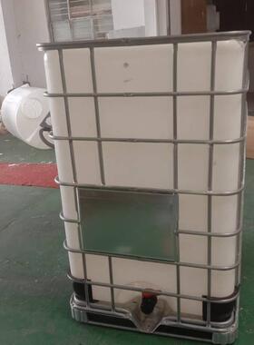 现货1500L大口塑料吨桶1.5吨集装箱吨桶带框架1500升方桶