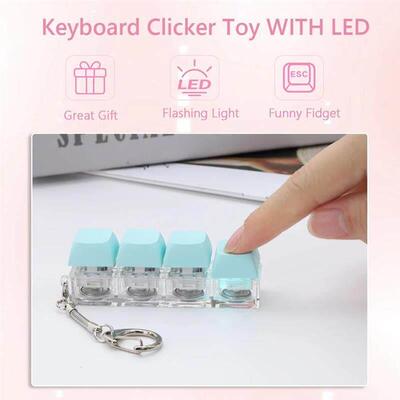 Keyboard Key Toy Party Sss Relief DIY Fidget Button Keycap