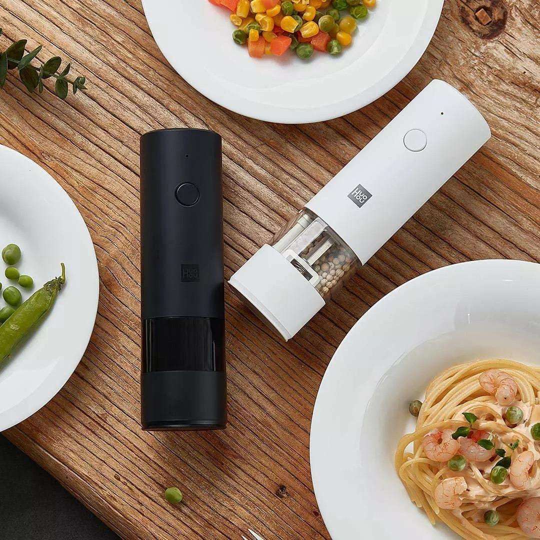 火候电动研磨器厨房黑胡椒花椒海盐家用充电多功能调味磨碾干粉机