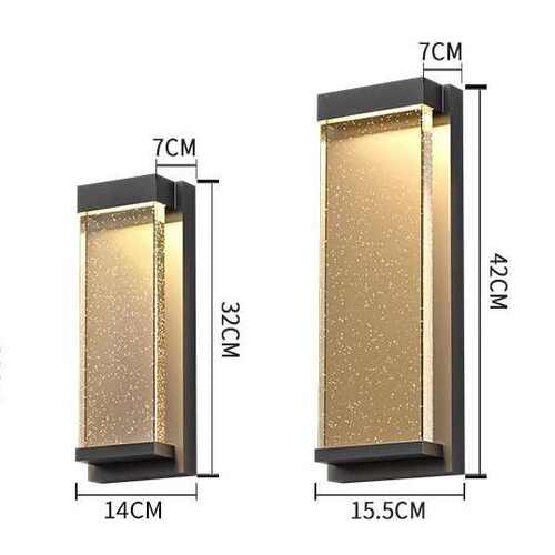 led壁灯防水简约外墙壁灯别墅太阳能户外庭院灯大门太阳能照明灯