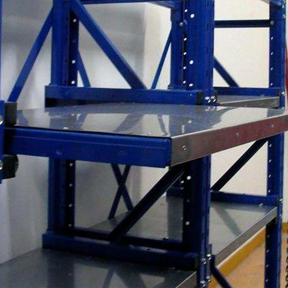 模具架厂家重型半开式磨具架子五金夹具放置架抽拉式重型模具货架