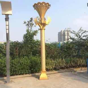 3米4米现代小区铝型材方形庭院灯林景观灯景观灯柱商式业街园中ld