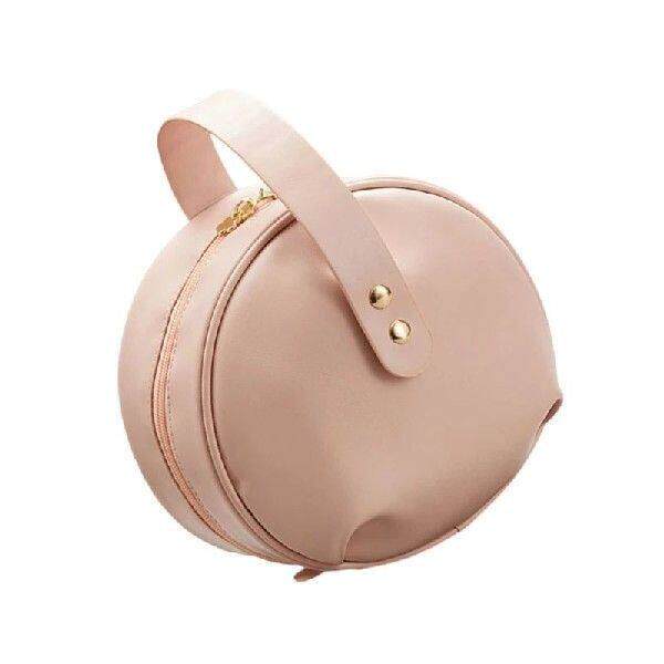 Multipurpose Lingerie Bag with Handle PU Leather Socks
