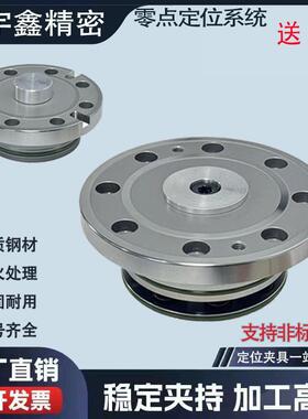 K20零点定位快换夹具AMF内藏式零点定位器CNC加工中心快换工装