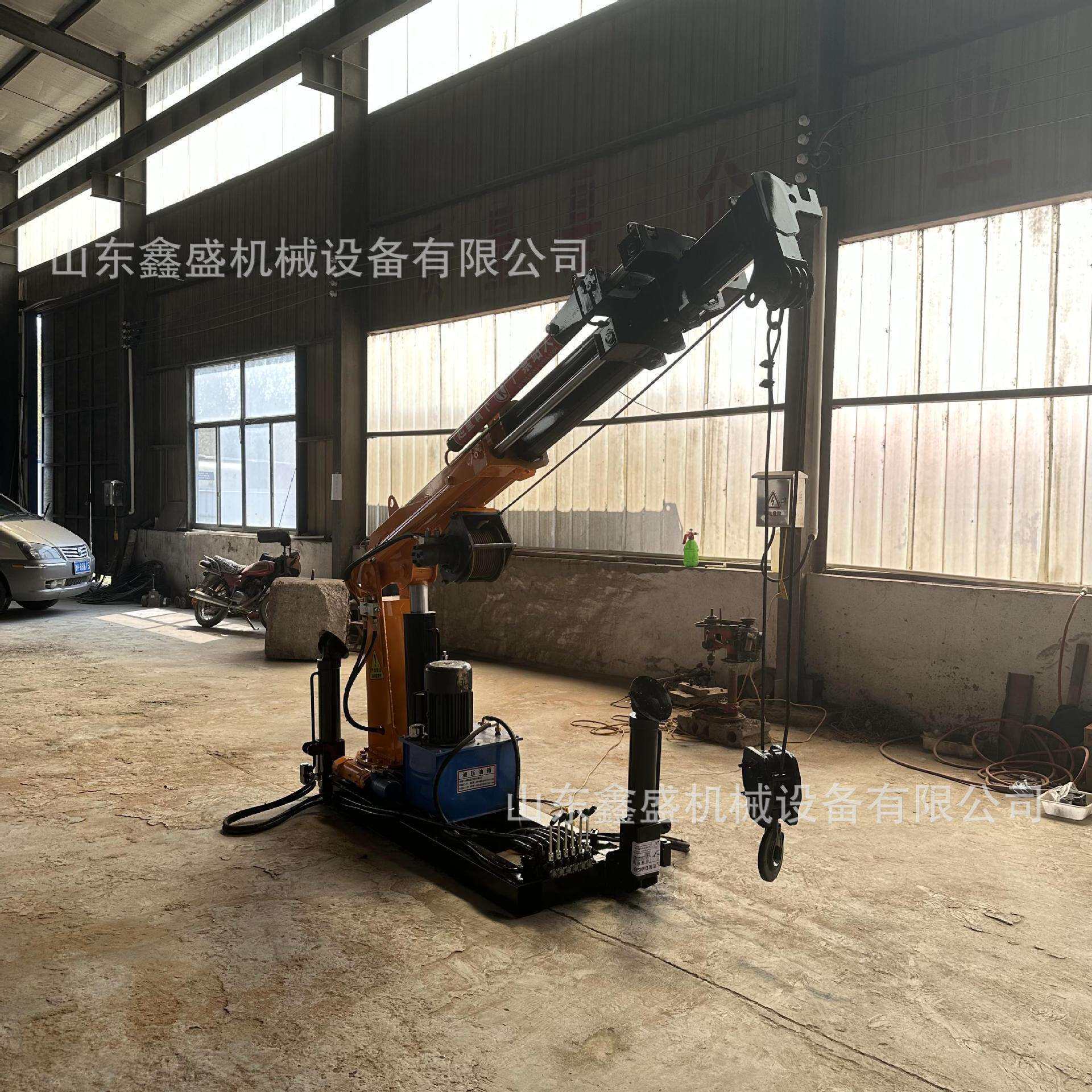 小型3吨车载吊机 货车伸缩臂2吨车载吊 固定式5吨液压随车吊厂家