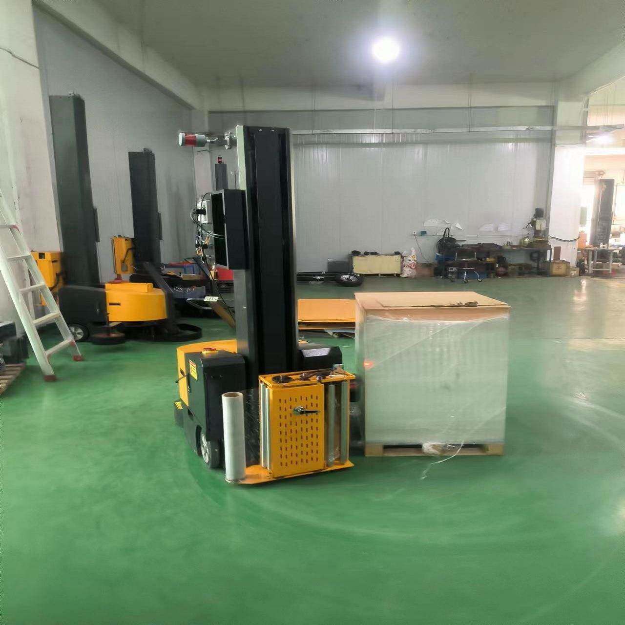 自走式缠绕机湖北武汉厂家直供工厂托盘打包裹缠膜机器电动绕膜机