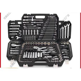 多功能汽修扳手维修套筒汽车修理套装瑞德组合套管修车工具箱献学