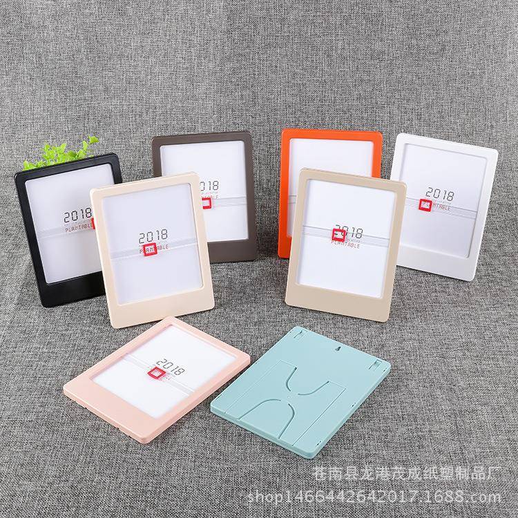 订供应创意2026年台历纵向抽取式横款商务专版台历办公塑料制台历