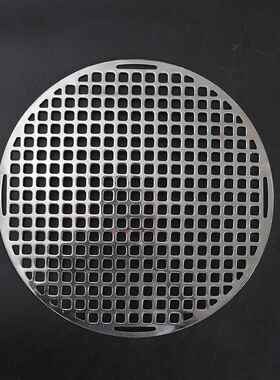 304不钢冲烤肉QAW网商冲用一体压锈烧烤网日式六孔角孔加厚烧烤网