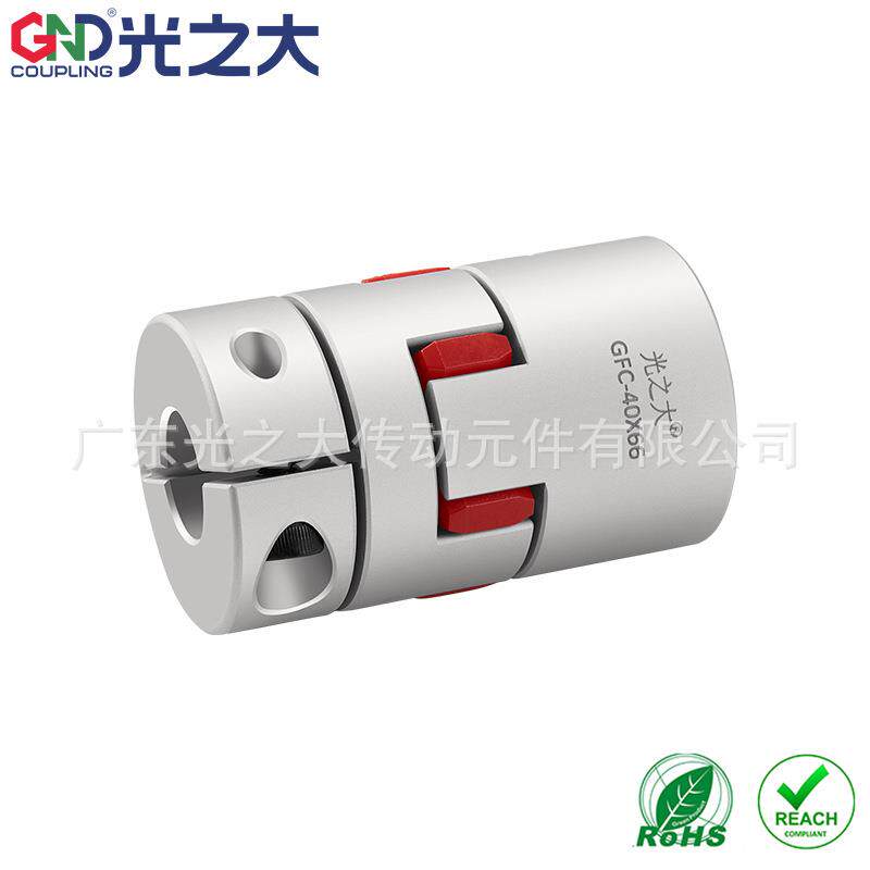 光之大传动CFC-40*50梅花弹性夹紧联轴器大扭矩伺服马达电机丝杆
