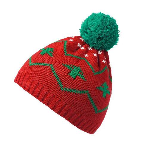 Christmas Hat for Kid Skullies Beanies Christmas Tree Red Ha