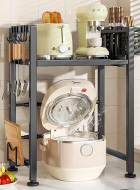 Adjustable multi-functional storage rack for kitchen counter